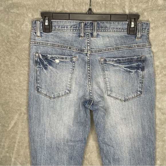 Zumies Ninth Hall Rogue Reflective Side Fluorescent Stripe Skinny Jeans Size 28 - Picture 4 of 8